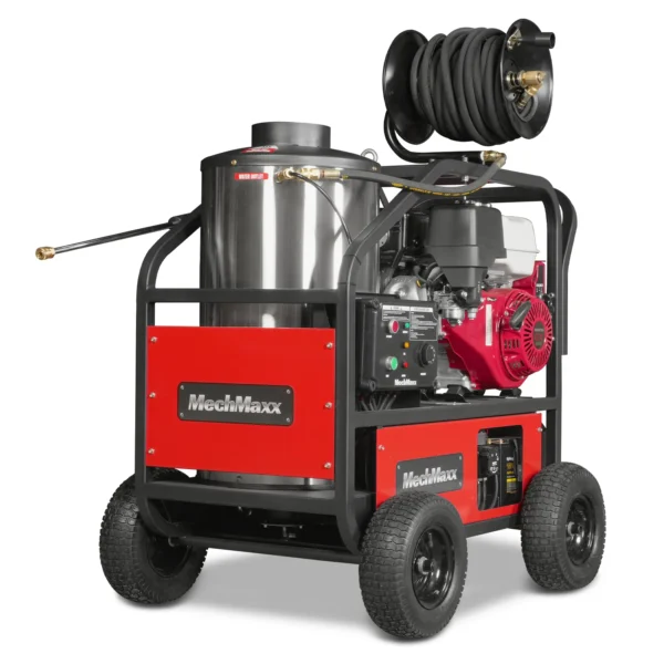 4000 PSI 4 GPM Honda E-Start Engine Hot Water Pressure Washer with Hose Reel (HPW40H)